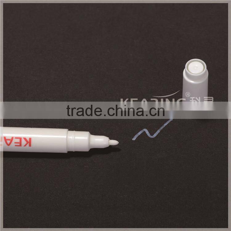 Kearing Fabric Marker Pen White Color Water Erasable Pens Easily Removed by Water for Short Time Marking # WW10