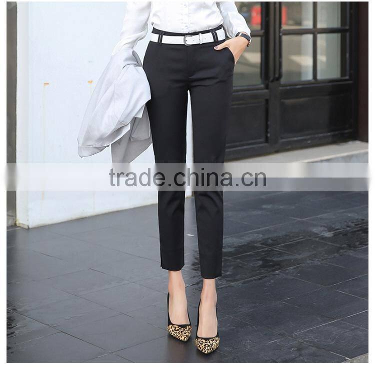 Dress pants summer black occupation work pants thin female trousers custom made