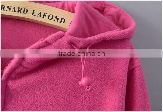 2016 Professional Polar Fleece Manufacturer From JIangxi Province,100% polyester,DTY 150D/96F 280g polar fleece women coat 2015
