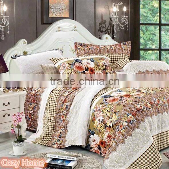 print nap 100% cotton fabric for bedding set