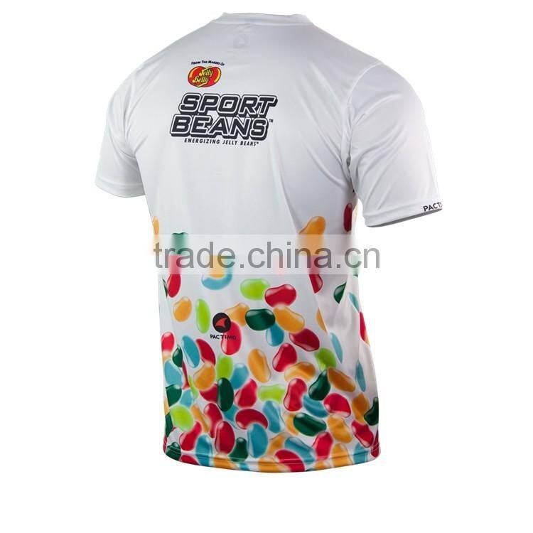 Custom dry fit sublimation running jersey