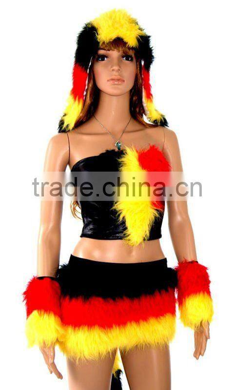 Stylish lady's belly dance costume rainbow fashion girls' dress