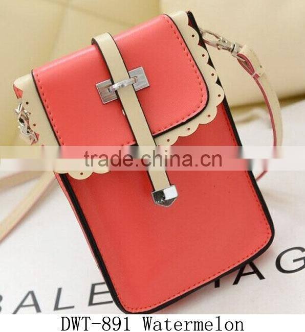 Hot Popular PU phone case for mobile money credit card