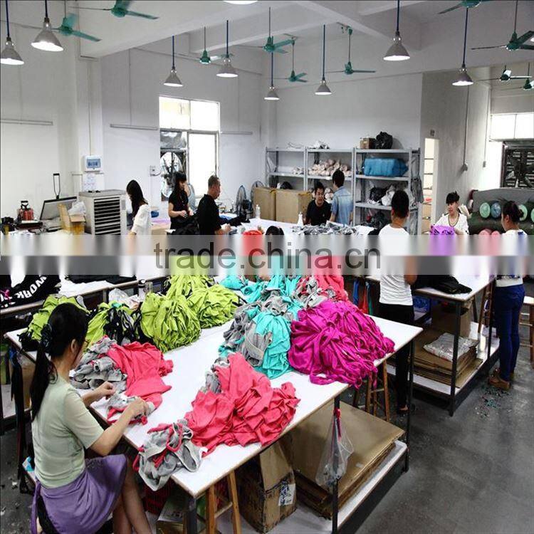 Fitness wear nylon and spandex/LYCRA best fabric high quality and cheap wholesale yoga jacket