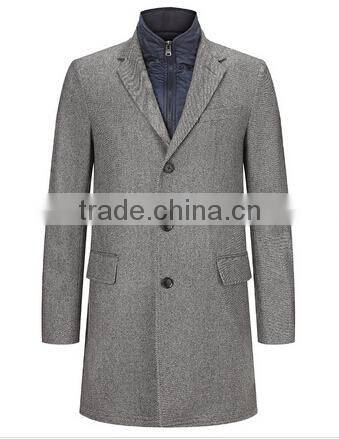 2014 Men Coat Formal Wear Offwhite color wool fabric