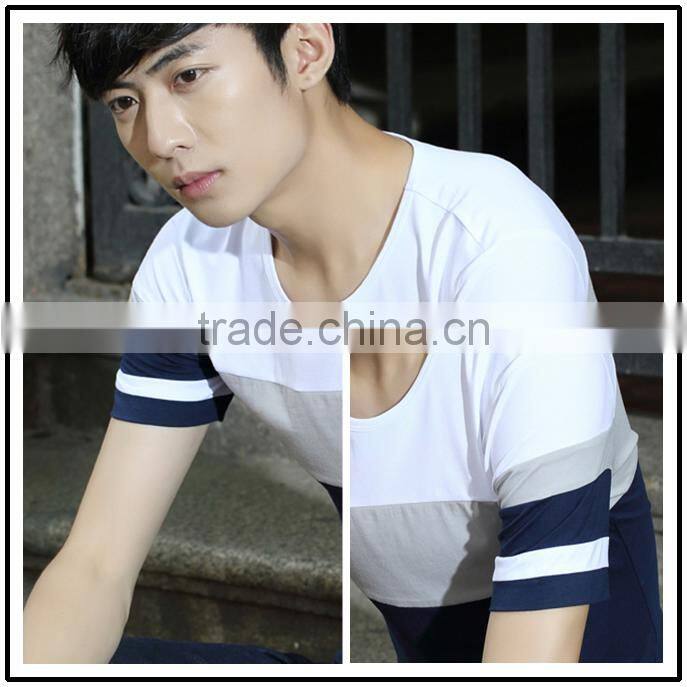 cheap 100% cotton men's t shirt short sleeve