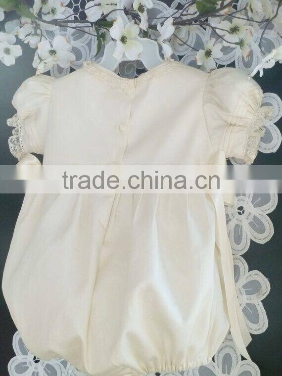 Baby Girls First Birthday Bubble Toddlers Baptism Romper