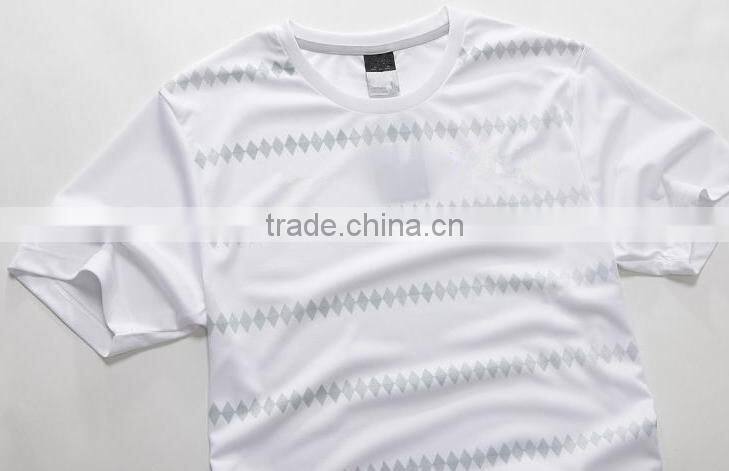 Summer Design Mens Custom Color Short Sleeve Basic T-shirt Polyester Wholesale