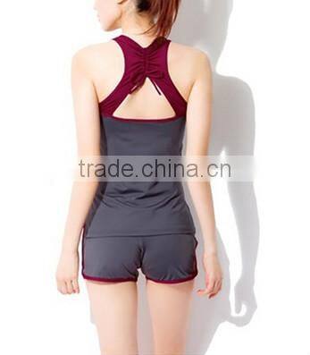 Red Summer Women Yoga Coordinates Wear Modal Sport Clothes
