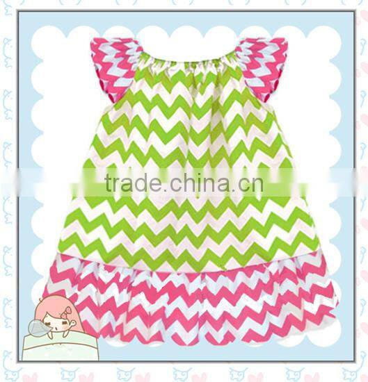 girls lace dresses clothing Baby Summer Chevron Petti Dress girls one shoulder dress baby girls children clothing