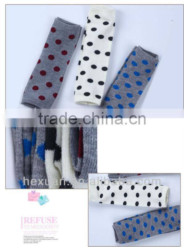 Fashion Solid Color Knit Leg Warmers for Baby in Stock