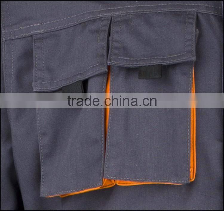 OEM wholesale men workwear coverall with polycotton twill