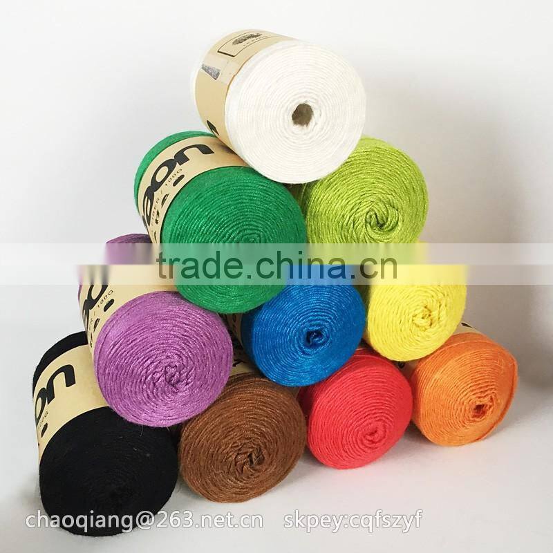 dyed fancy viscose bamboo fiber blended yarn