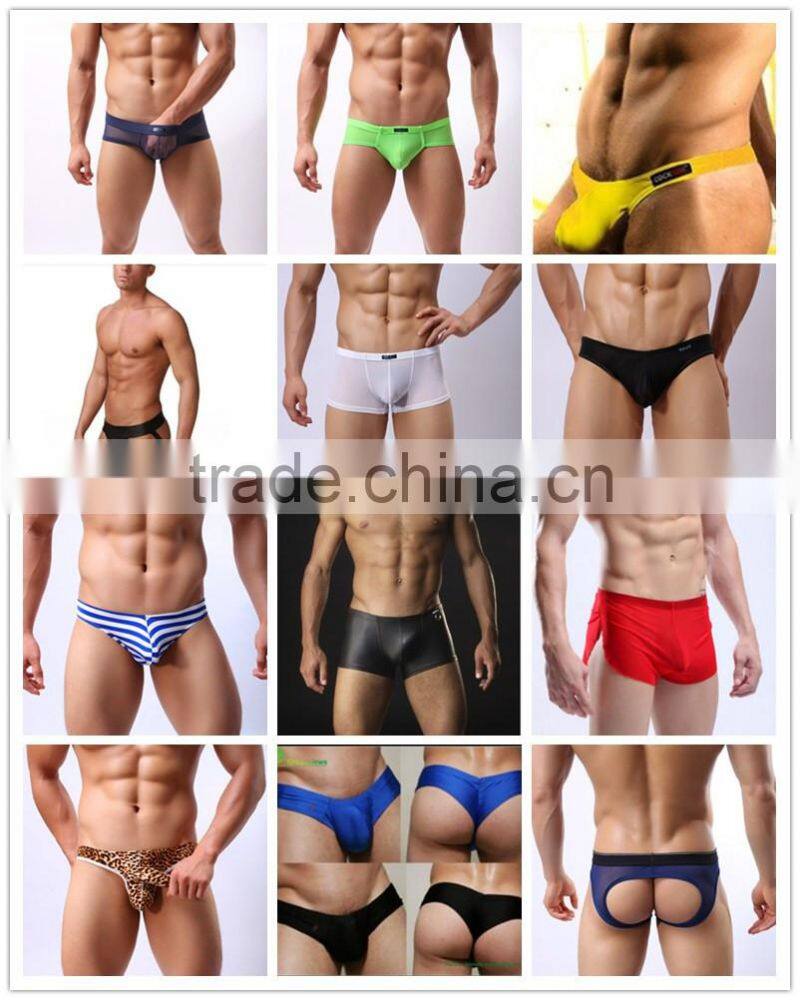 OEM service supported gay men thong pouch cotton sexy men underwear sexy gay men underwear factory boys briefs