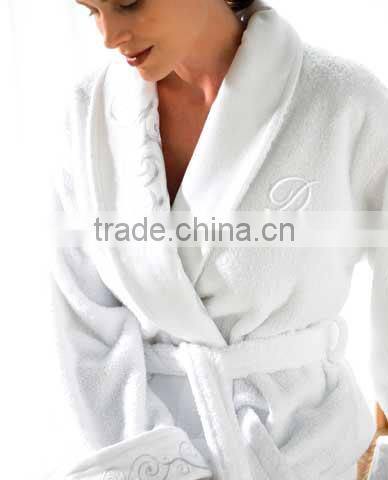 Pakistan Fashion Design men 100% Cotton Bathrobe