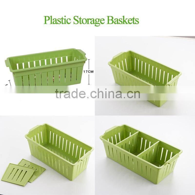Plastic storage baskets with different sizes Small plastic storage baskets bathroom storage baskets