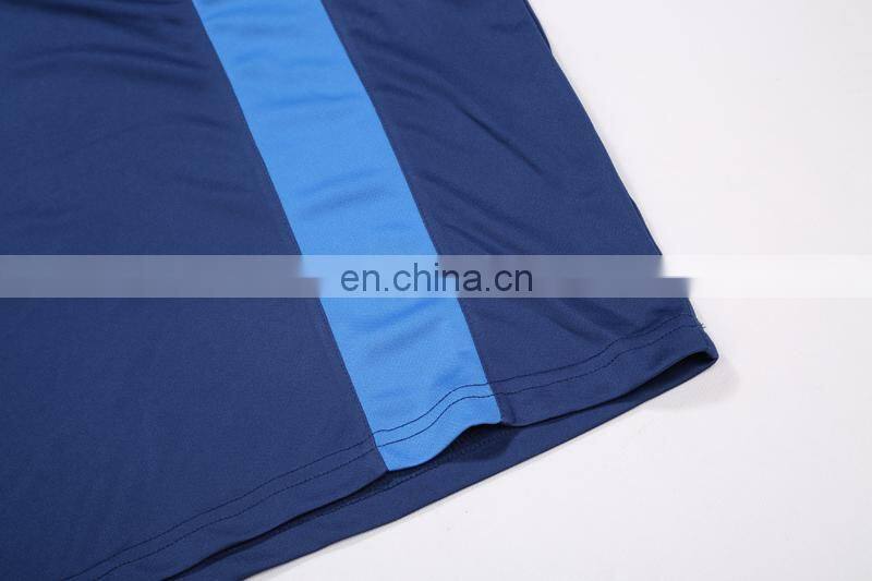 Custom Navy blue UK international school students soccer uniforms