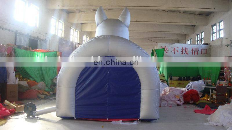 customized popular printed superior quality inflatable tent of dog for sale