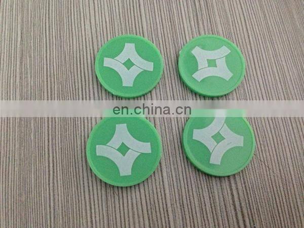Promotionals custom design blank plastic token coin
