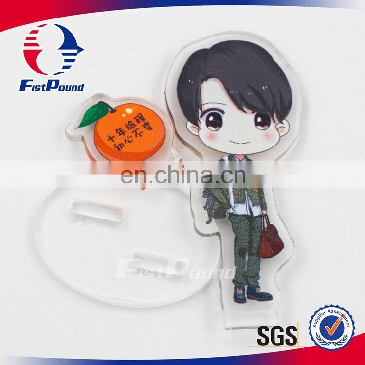 New material acrylic comic anime character decoration with pedestal
