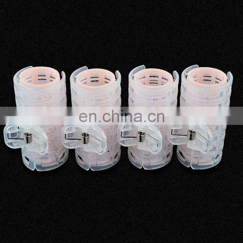 PET packing 4Pcs Hair Design Sticky Cling Style DIY Hair Salon Roller