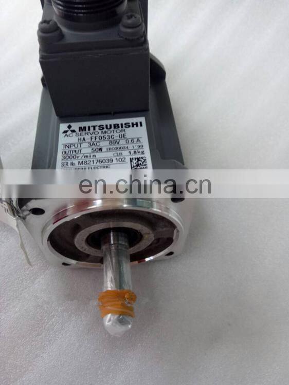 MITSUBISHI 89V 50W servo motor HA-FF053C-UE