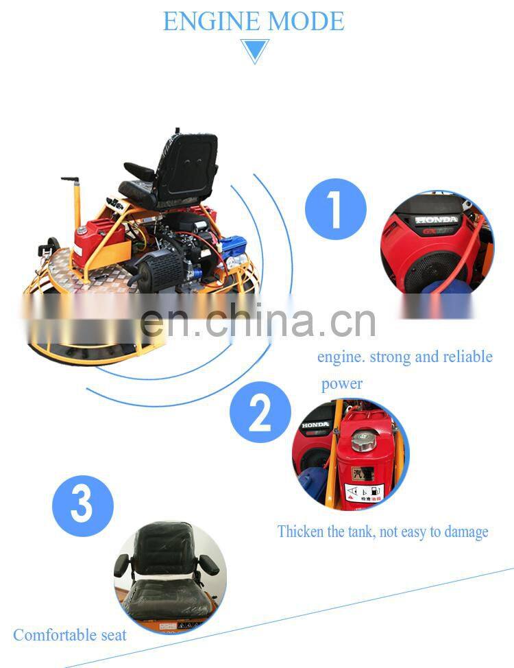 mini concrete ride on power trowel machine for sale