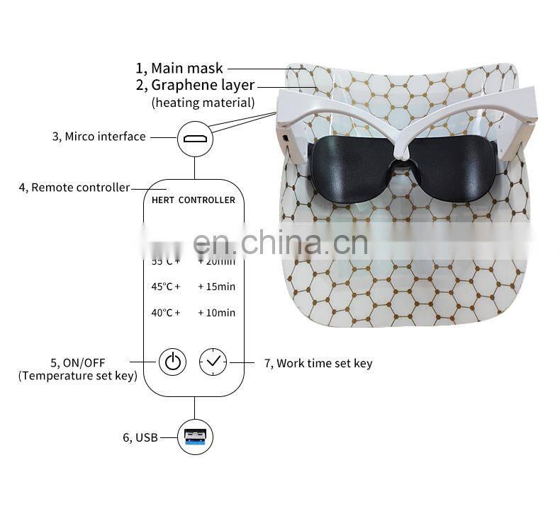 new trend product skin care beauty mask facial electric graphene device