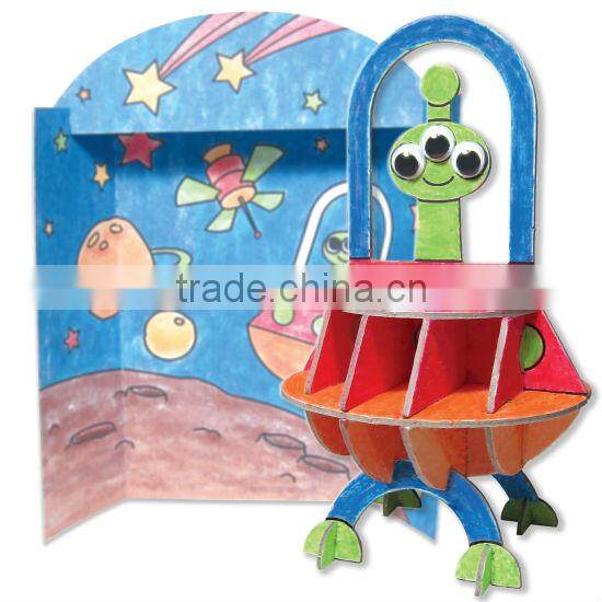 DIY Kids toy Educational toy 3D Paper Character Robot Activity Kit 3d Puzzle