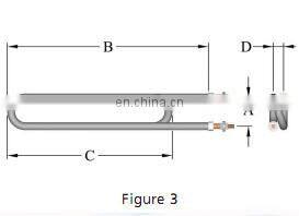 electric air tubular heater for anti-freeze(glycol)solutions