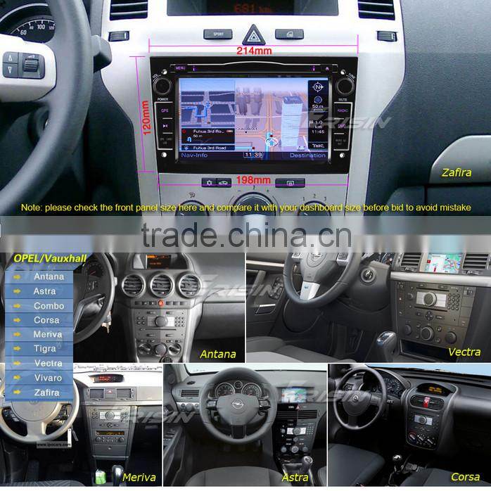 Erisin ES7681P 7'' MTK Ople Zafira Car GPS DVD Player with 3G Bluetooth