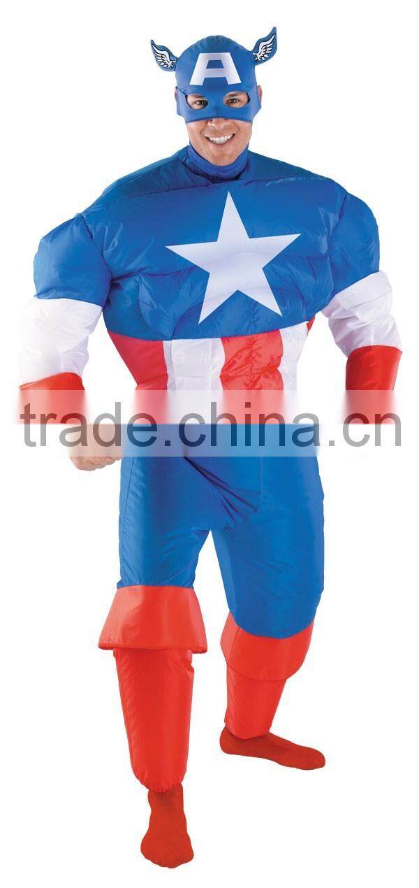 Captain America Suitable body inflatable suit