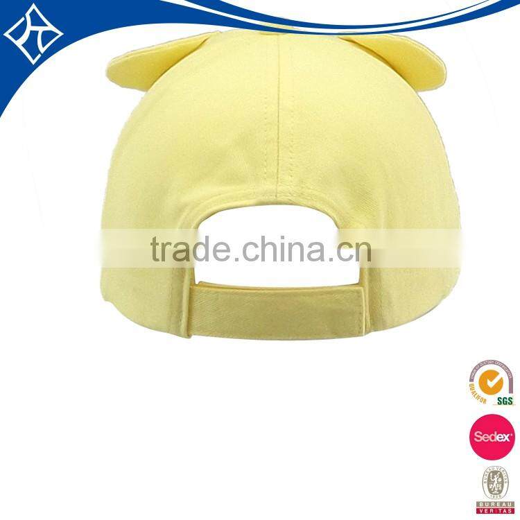 New arrival black 7 panel cap,custom fanny animal logo caps factory