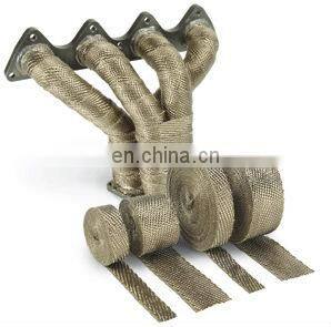 TITANIUM EXHAUST PIPE WRAP 2" x 50' MOTORCYCLE HEADER INSULATION DEI