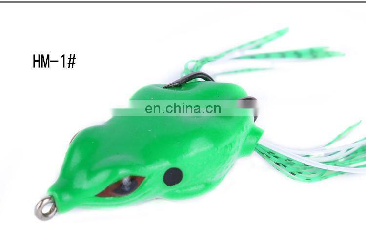 Hot sell 7g 9g 10g soft fishing lures topwater saltwater soft plastic fishing lure frog bait