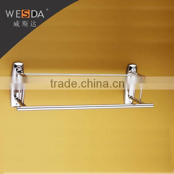 WESDA wall mount Stainless Steel Square Towel Rack