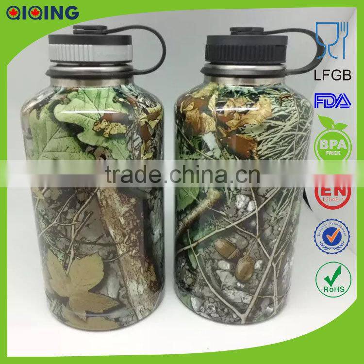 Spot supply stainless steel 1.9L beer bottle price wholesale growler 64 oz HD-104A-55