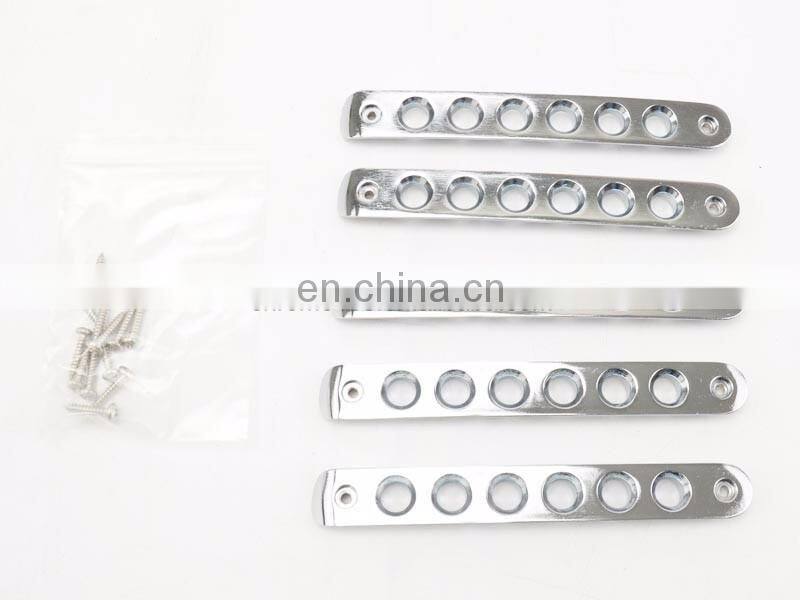 4x4 accessories Metal Handle Cover for Jeep Wrangler JK 4 doors Offroad car decoration