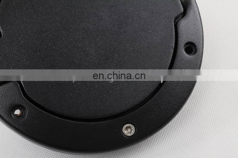 New style Black Tank cover for Jeep wrangler JK tanks cap gas cover with logo for Jeep Wrangler 2007-2017