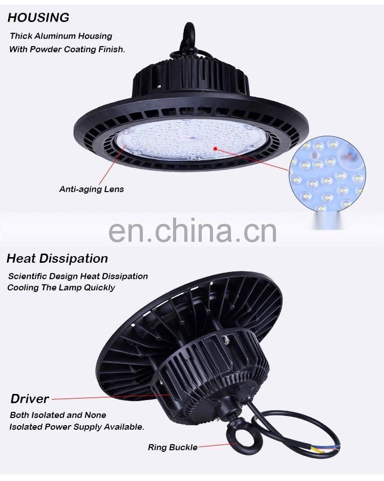 100W 150W 200W 240W 300W 400w 500w ufo led high bay light