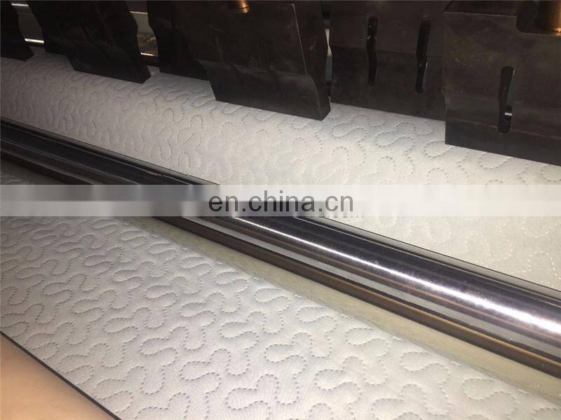 UT3000S ultrasonic fabric embroidery quilt quilting sewing machine with cross cutter