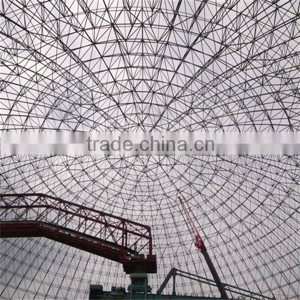 Earthquake-resistant steel structure space frame cement plant