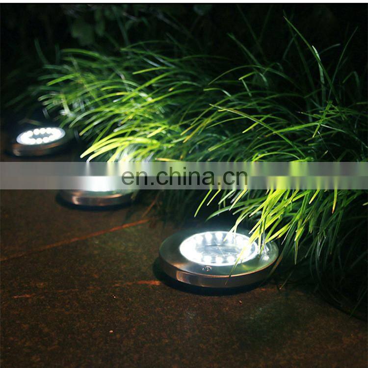 Landscape Led Outdoor Waterproof Ground Lights Solar Garden Path Underground Lamps