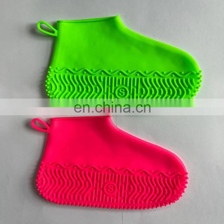 Amazon Top Sell Best Quality Unisex Reusable Shoes Protectors Waterproof Anti Slip Water Resistant Rain Silicone Shoes Covers