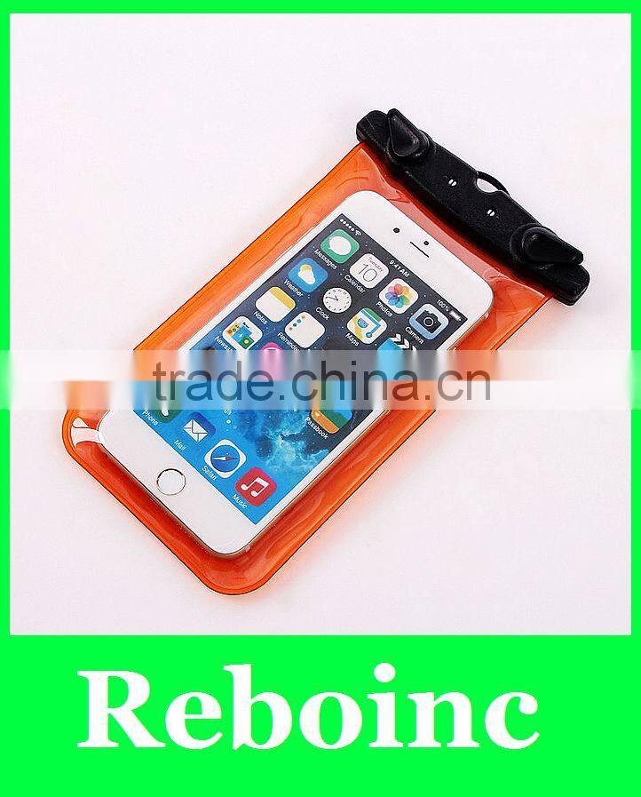 hot fashion stylish shining star waterproof phone bag pouch for IPHONE 6 plus colorful