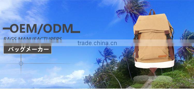 Korean fashion student canvas backpack school bag