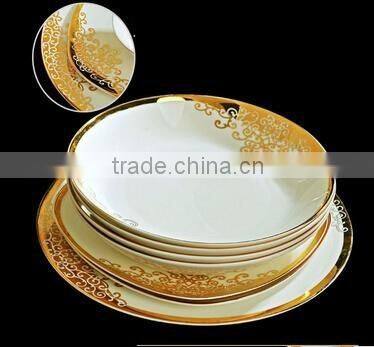 58 pcs turkish luxury design porcelain dinner set