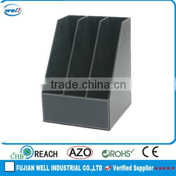 Office PU Leather Desktop File Organizer