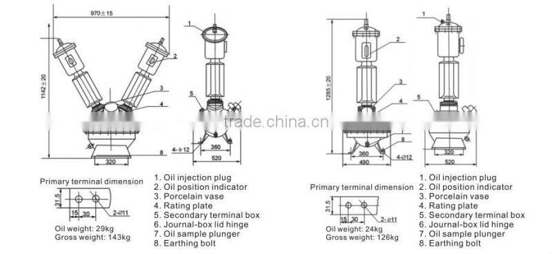JD(X)6-36 Voltage Transformer