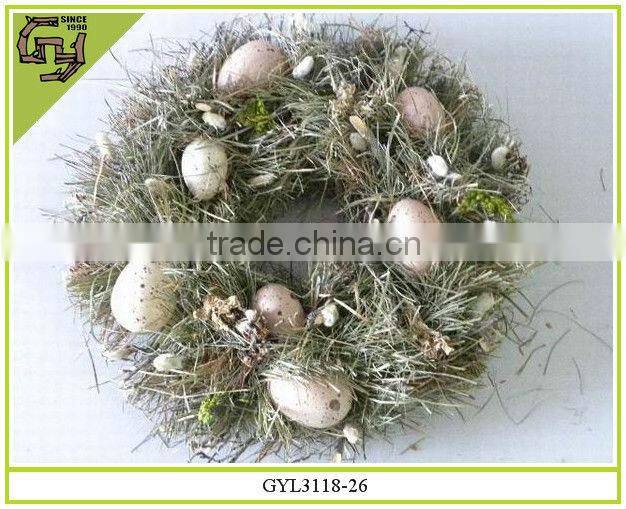 2014 new design easter decorative wreath